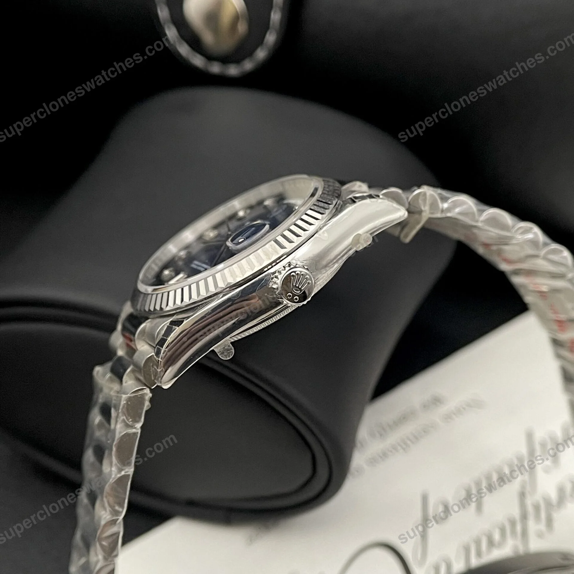 Super-Clone-Rolex-Day-Date-Blue-Ombre-Diamond-Dial-128236-0005-36-mm-4