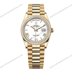 Super-Clone-Rolex-Day-Date-White-Dial-128348rbr-0064-36-mm-1
