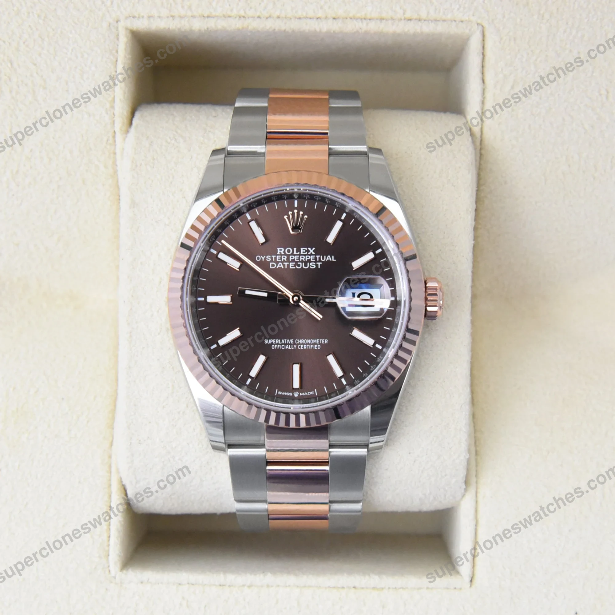 Super-Clone-Rolex-Datejust-Chocolate-Dial-126231-Oyster-36-mm-3