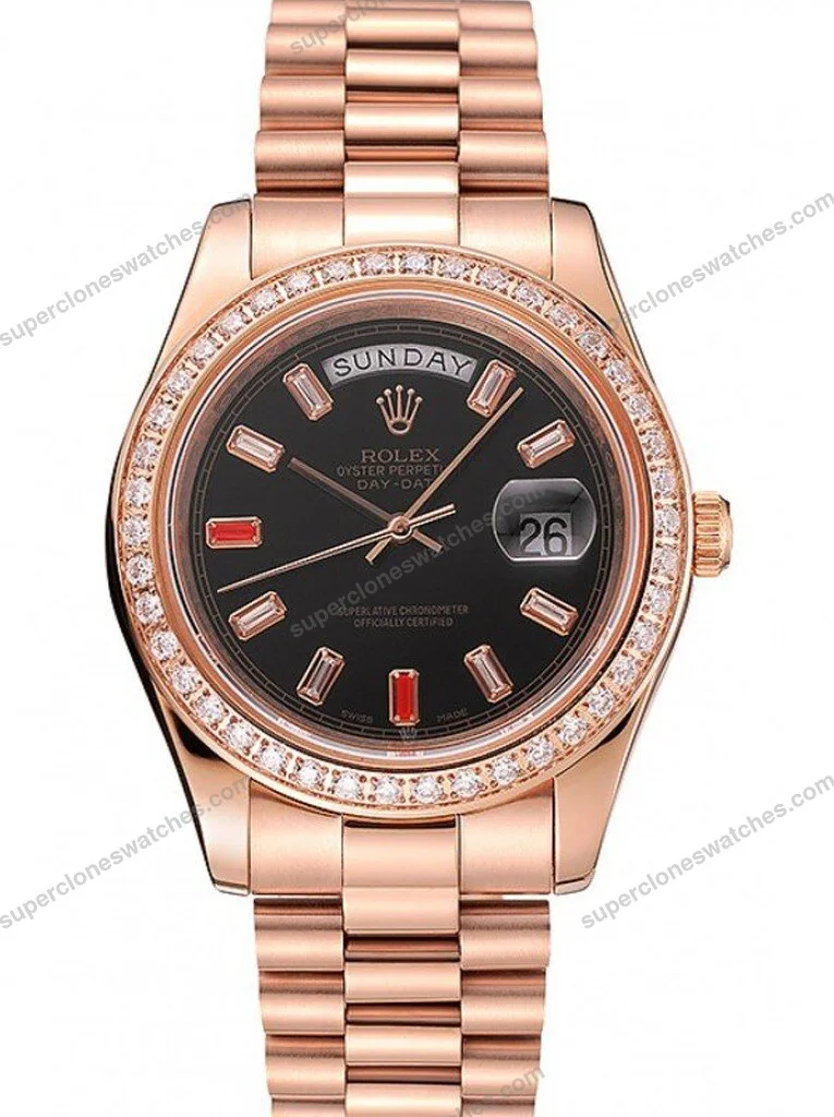 Super-Clone-Rolex-Day-Date-Black-Dial-1454102-40-mm-1
