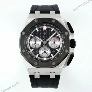 Super-Clone-Audemars-Piguet-Royal-Oak-Offshore-Steel-26420ST-42mm-Black-Dial-8-1