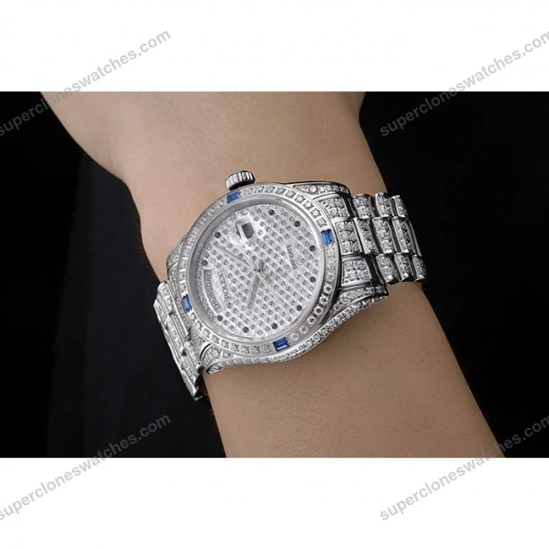 Super-Clone-Rolex-Day-Date-Diamond-Dial-621613-37-mm-11
