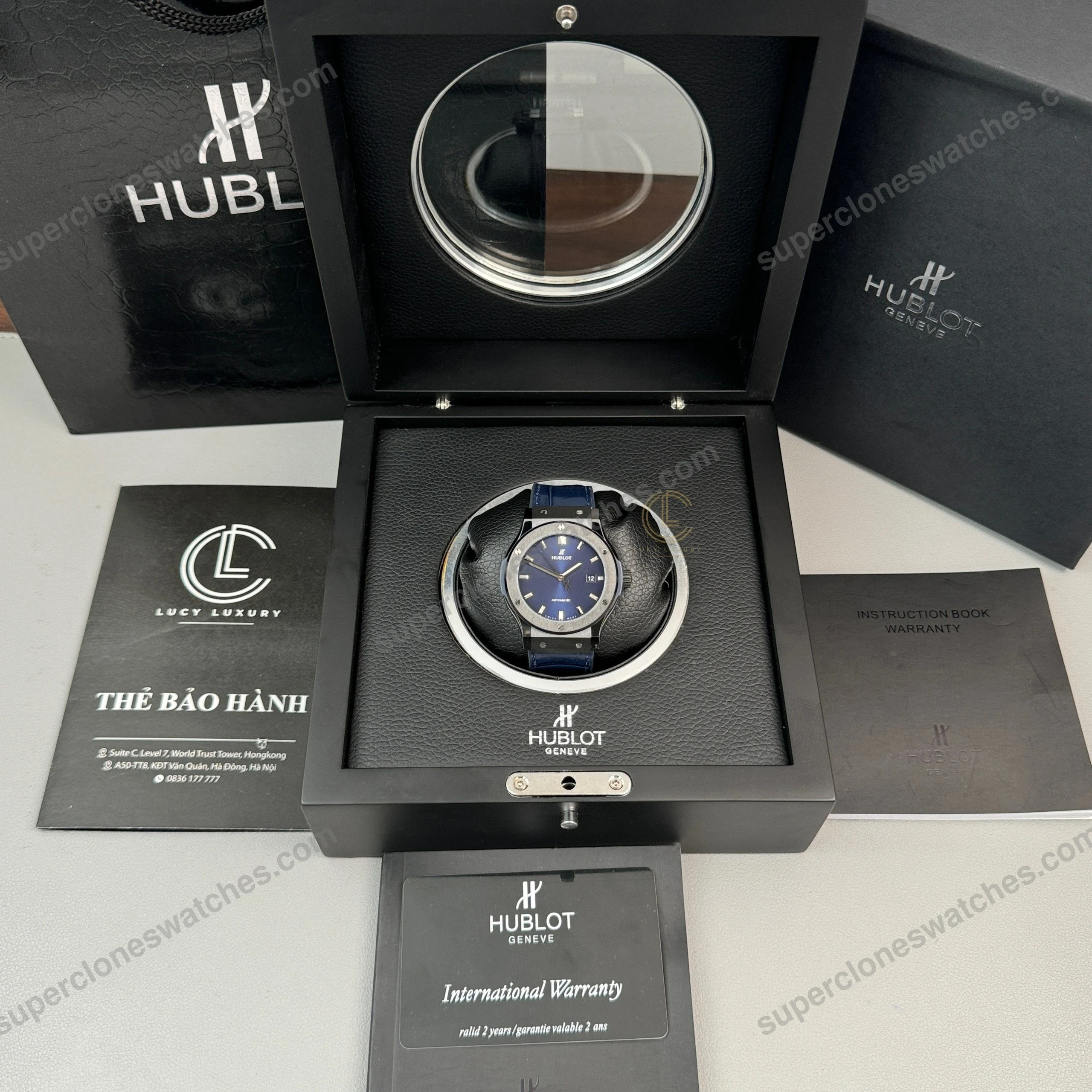 Super-Clone-Hublot-Classic-Fusion-Ceramic-42mm-Blue-Dial-JJZ-Base-9