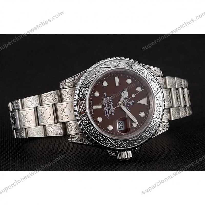 Super-Clone-Rolex-Submariner-Brown-Dial-1454092-4