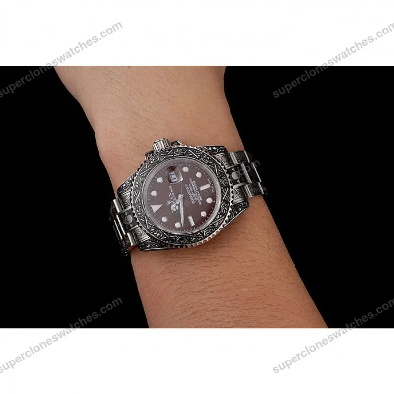 Super-Clone-Rolex-Submariner-Brown-Dial-1454078-10