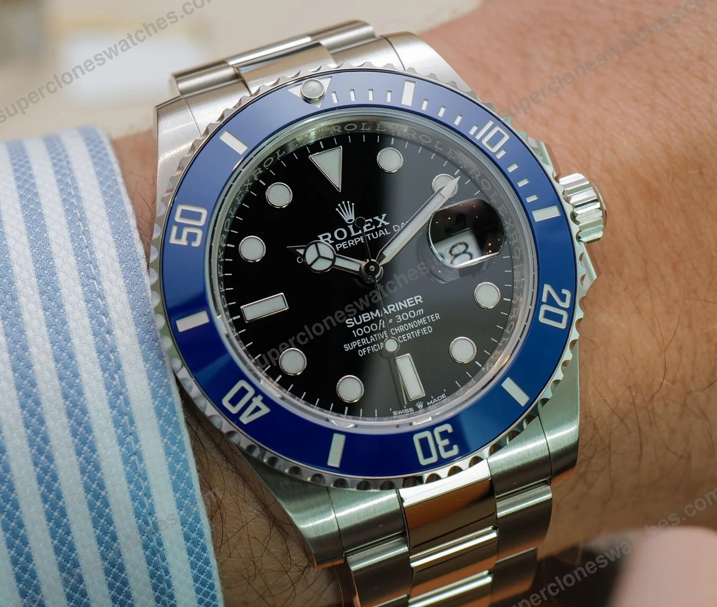 Super-Clone-Rolex-Submariner-Cookie-Monster-Black-Dial-126619LB-7