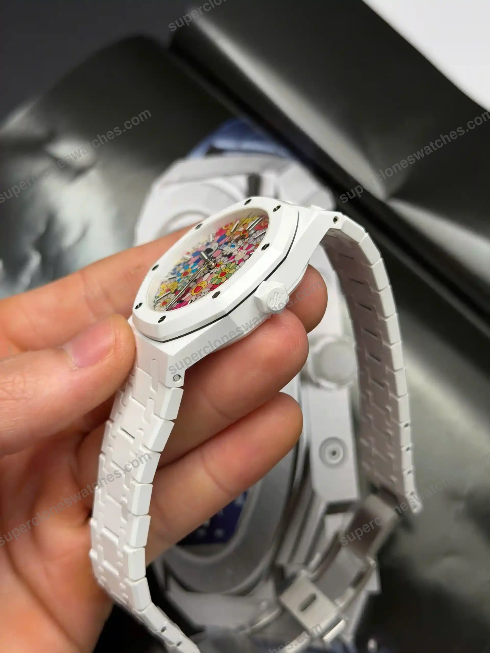 Super-Clone-Audemars-Piguet-15500-Sunflower-Ceramic-8211-5
