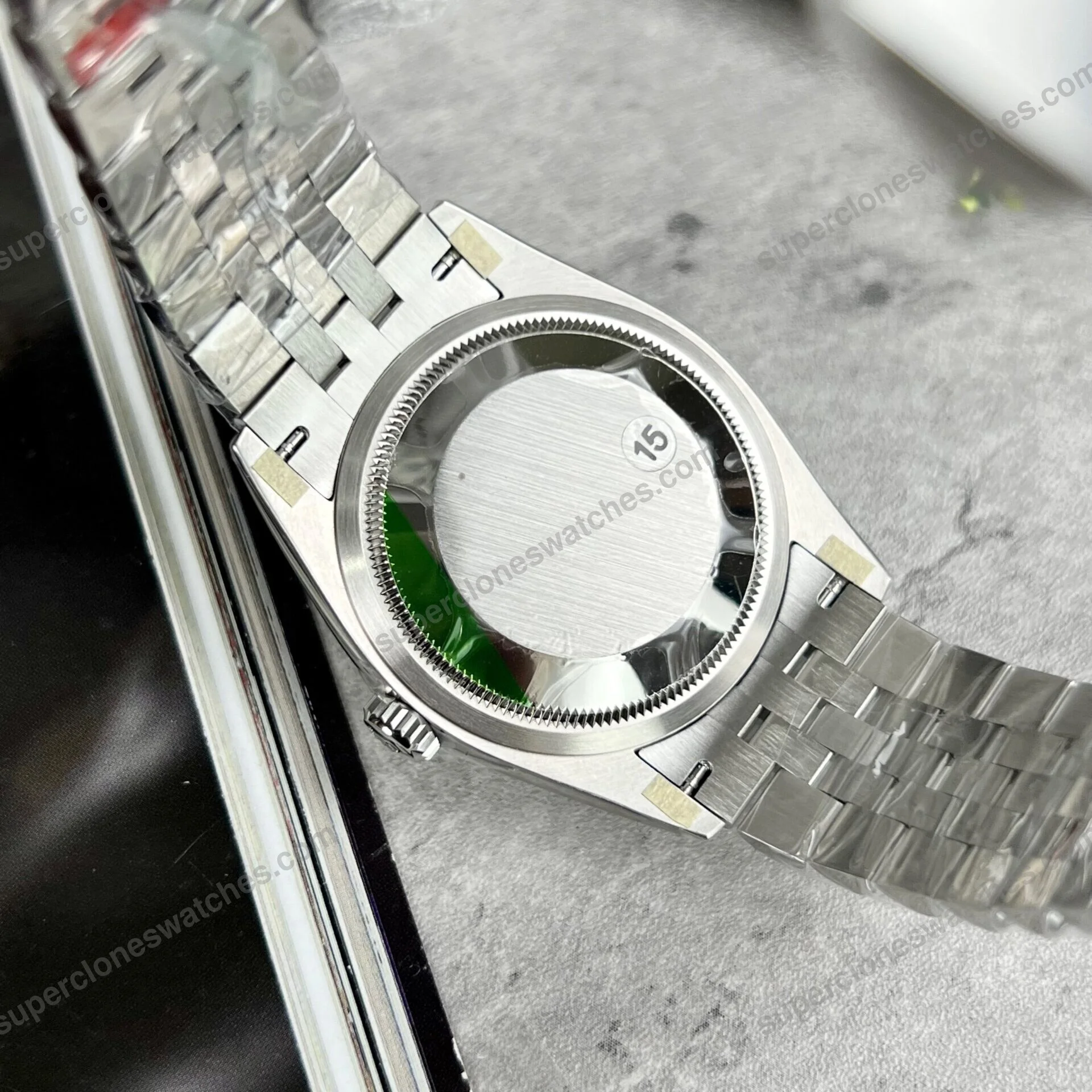 Super-Clone-Rolex-Datejust-White-Roman-Dial-126334-0024-41-mm-8