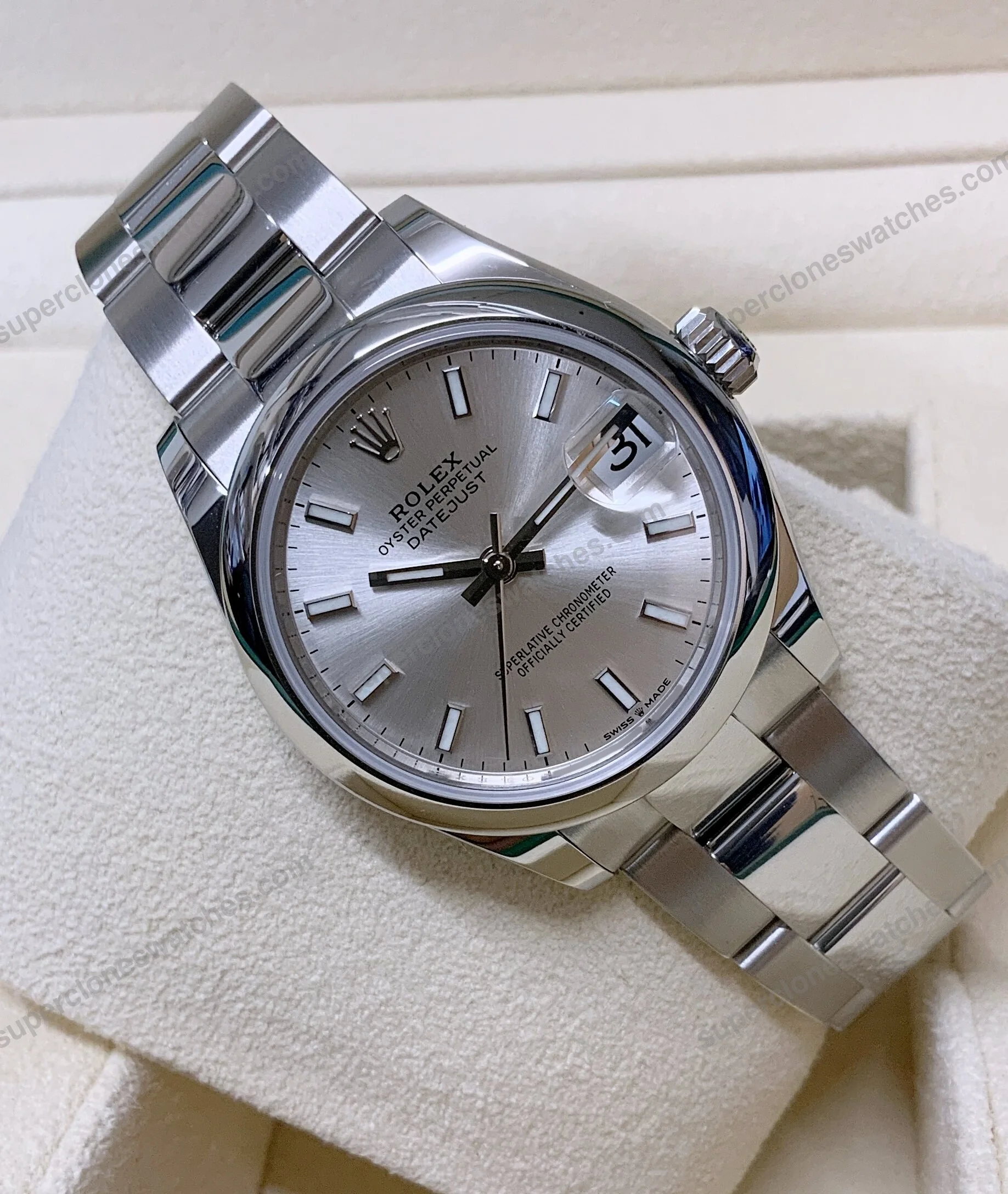 Super-Clone-Rolex-Datejust-Silver-Dial-278240-31-mm-6
