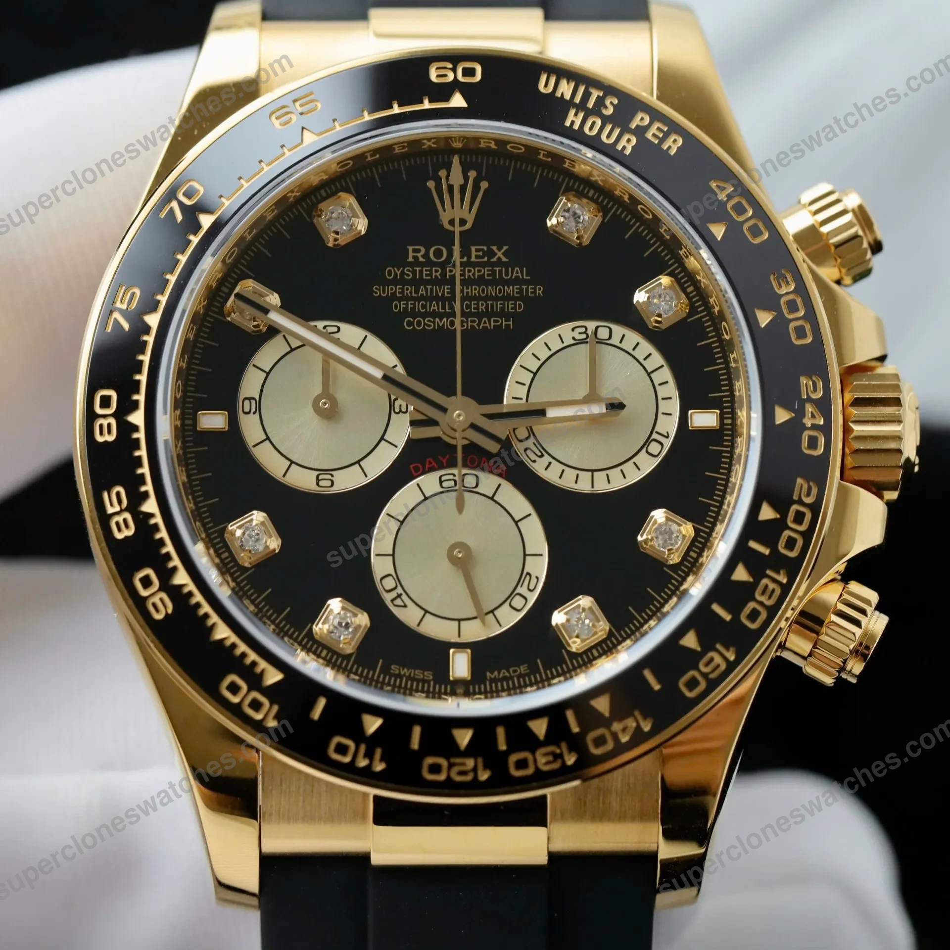 Super-Clone-Rolex-Daytona-Black-Dial-Yellow-Gold-126518LN-6