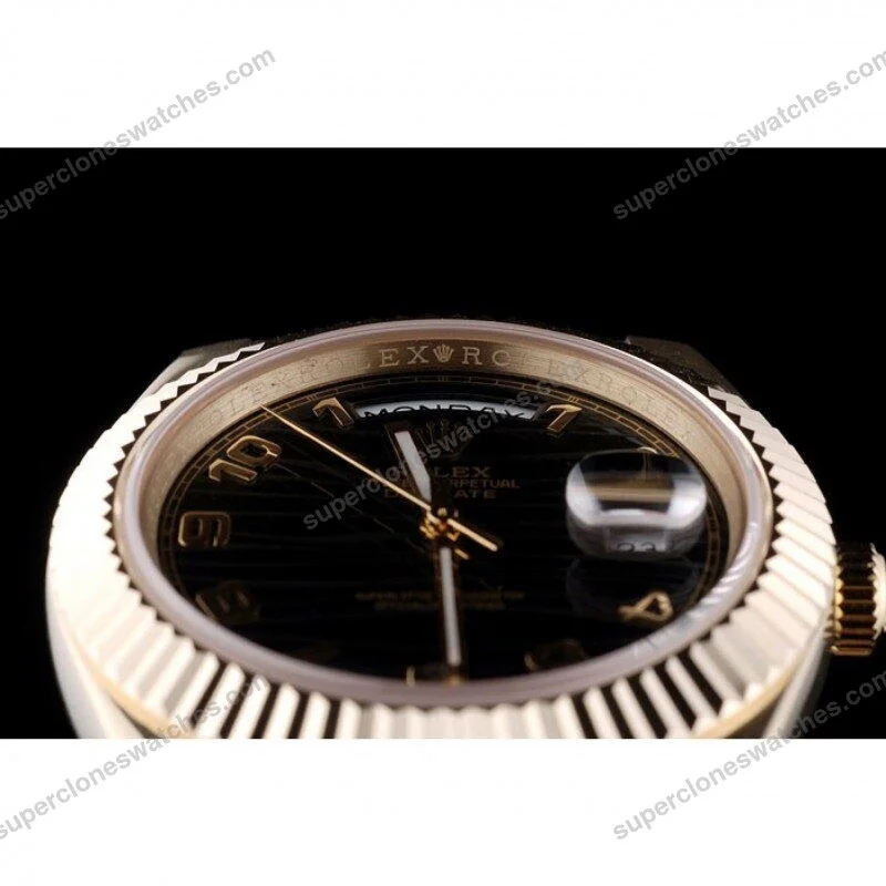Super-Clone-Rolex-Day-Date-Black-Dial-41998-40-mm-11