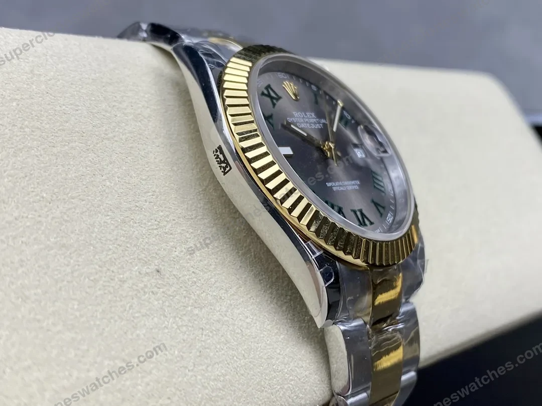 super-clone-rolex-datejust-slate-roman-dial-126333-0019-41-mm-view-4