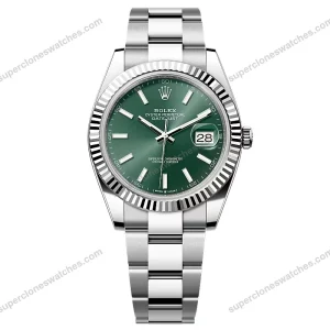 Super-Clone-Rolex-Datejust-Mint-Green-Dial-126334-0027-41-mm-1