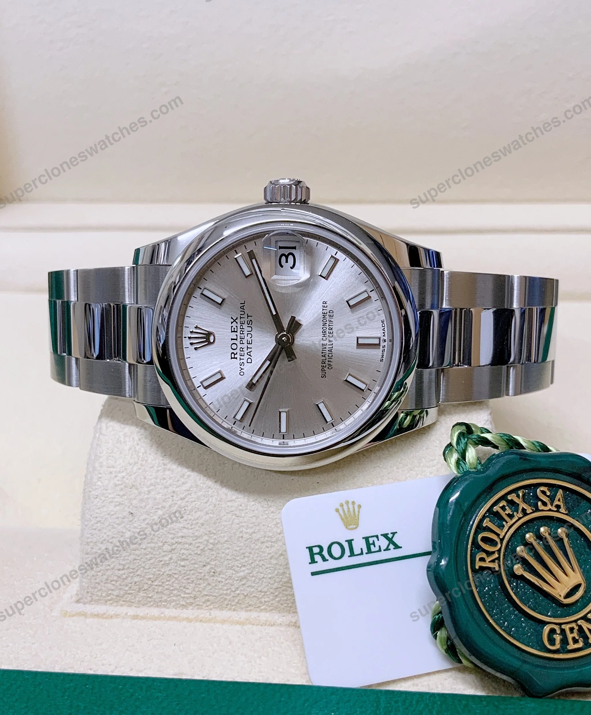 Super-Clone-Rolex-Datejust-Silver-Dial-278240-31-mm-4