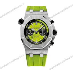 Super-Clone-Audemars-Piguet-Royal-Oak-Offshore-Diver-Chronograph-in-Green-26703S-1