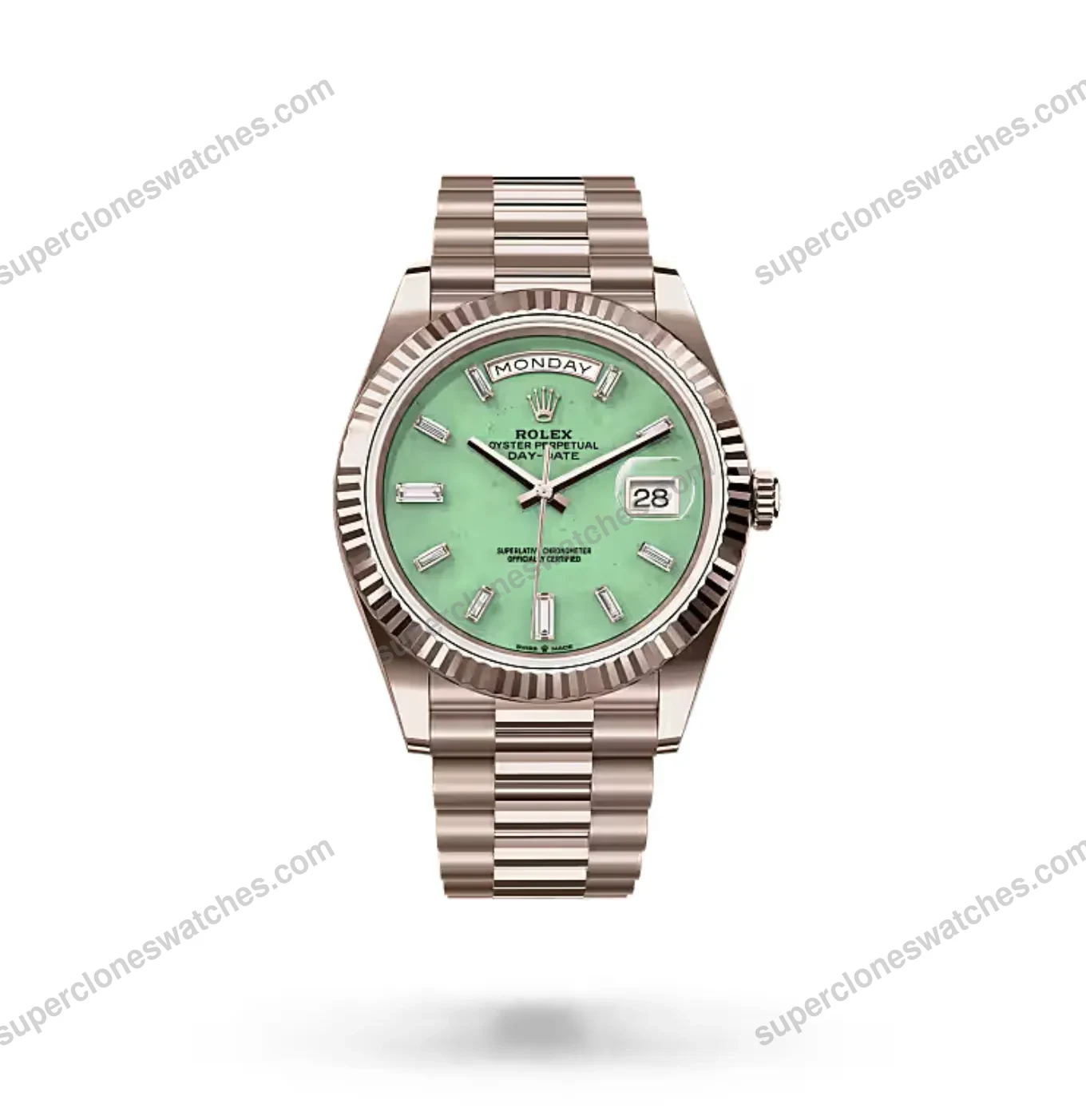 Super-Clone-Rolex-Day‑Date-40-Jubilee-Gold-Aventurine-Dial-2026-1