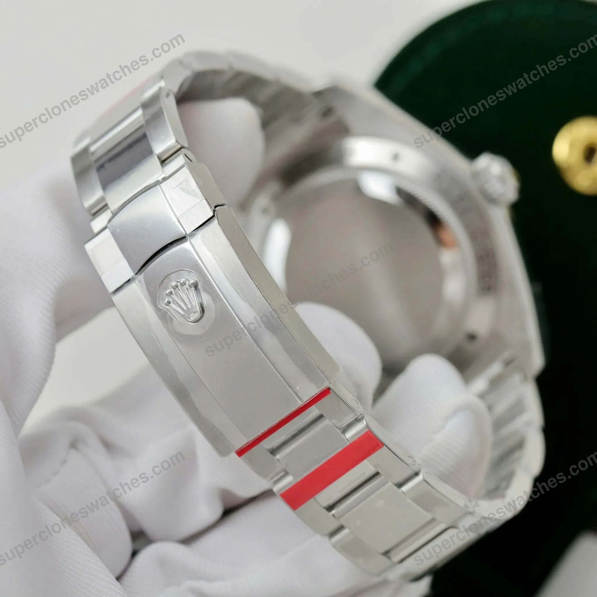 Super-Clone-Rolex-Milgauss-Blue-Dial-116400GV-5