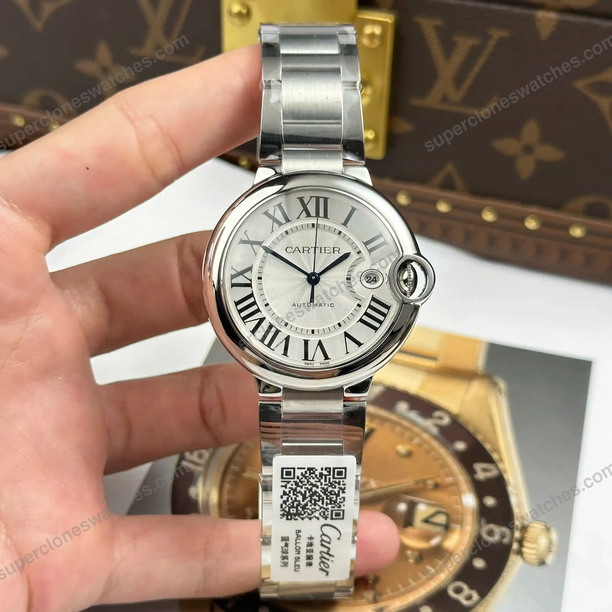Super-Clone-Cartier-Ballon-Bleu-de-Cartier-WSBB0040-40mm-2