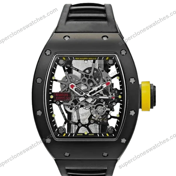 Super-Clone-Richard-Mille-RM-35-Richard-Mille-Americas-Toro-42mm-Black-Ceramic-1