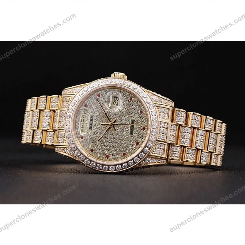 Super-Clone-Rolex-Day-Date-Diamond-Dial-621615-37-mm-5