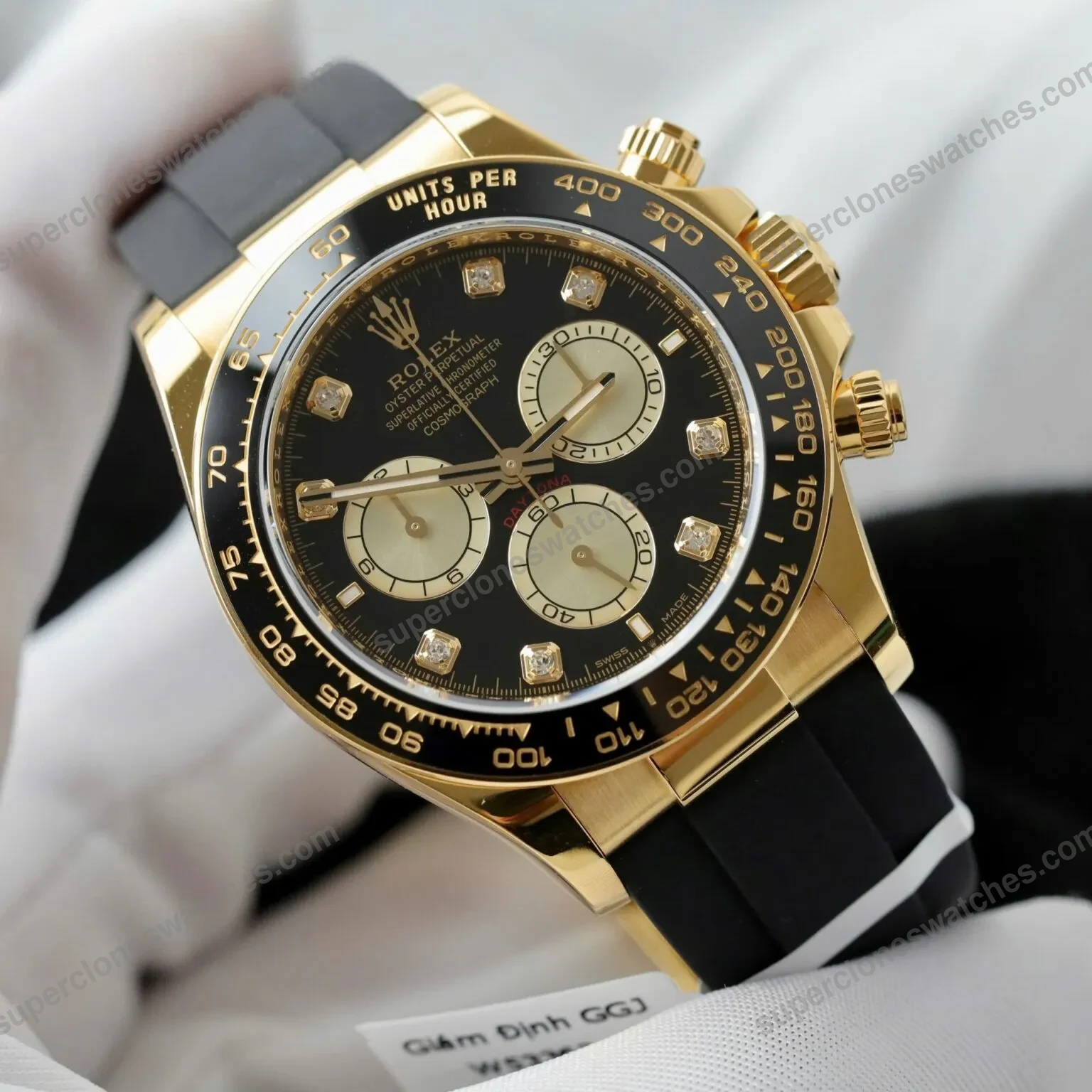 Super-Clone-Rolex-Daytona-Black-Dial-Yellow-Gold-126518LN-4