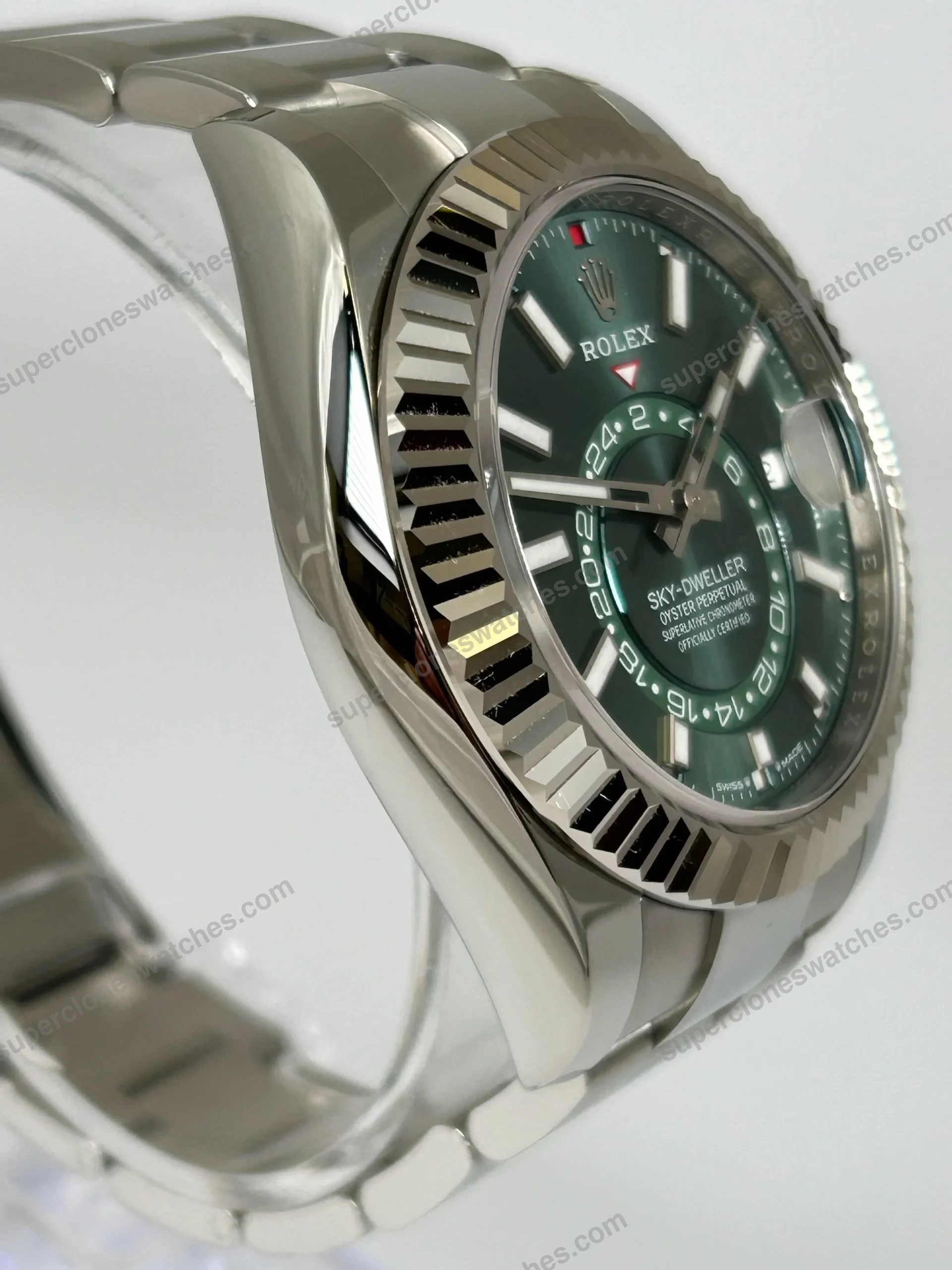 Super-Clone-Rolex-Sky-Dweller-Mint-green-Dial-336934-Oyster-7