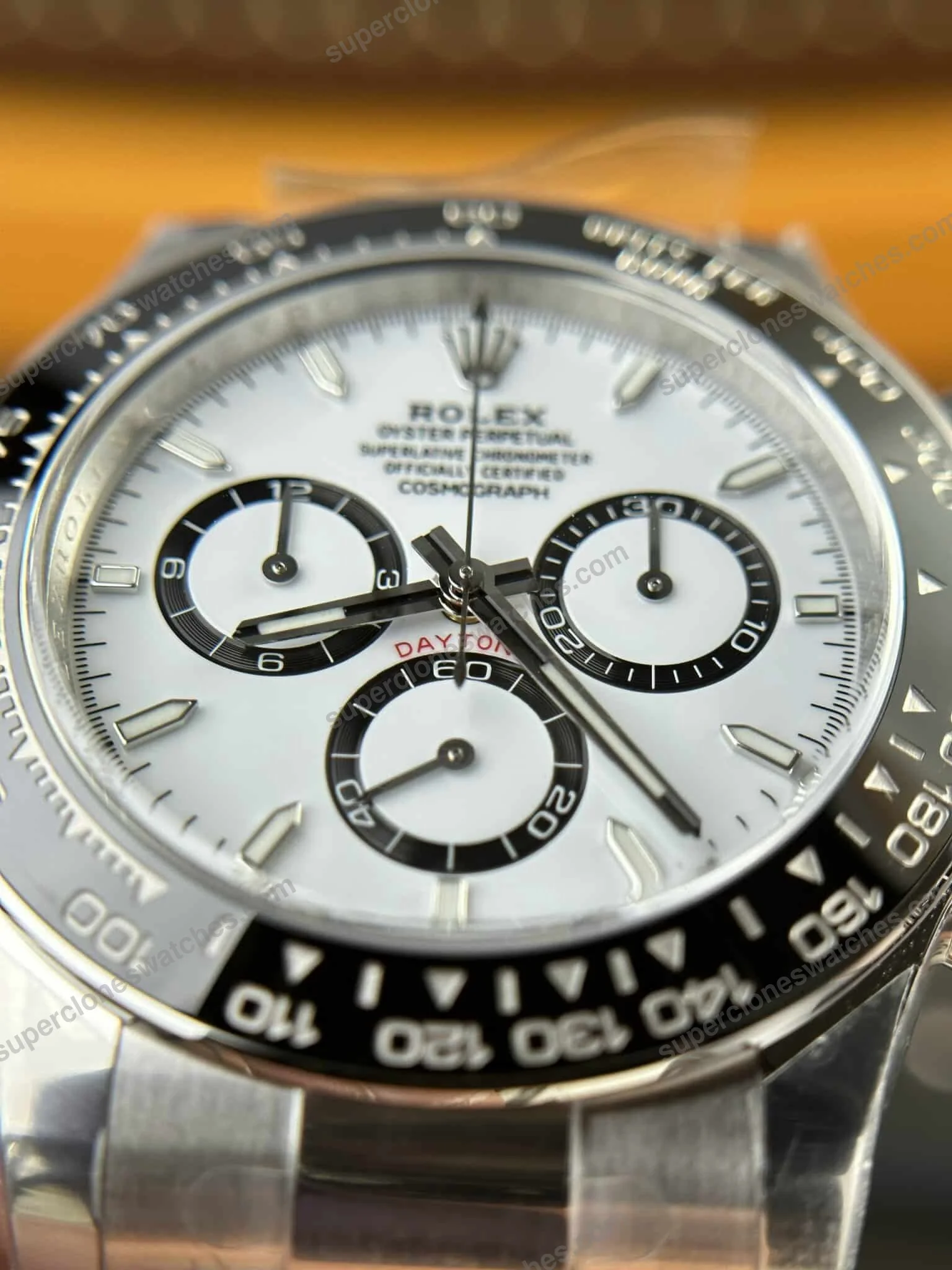 Super-Clone-Rolex-Daytona-Panda-White-Dial-126500LN-5
