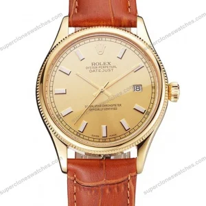 Super-Clone-Rolex-Datejust-Gold-Dial-REP016818-38-mm-1