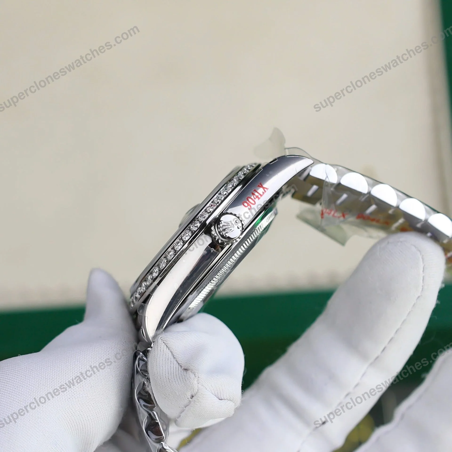 Super-Clone-Rolex-Day-Date-Diamond-Paved-Dial-128349rbr-0006-36-mm-10