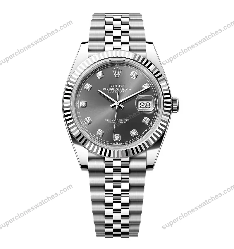 Super-Clone-Rolex-Datejust-Slate-Diamond-Dial-126334-0006-41-mm-1