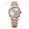 Super-Clone-Rolex-Day-Date-Silver-Diamond-Dial-128235-0087-36-mm-1
