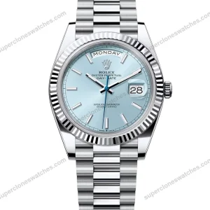Super-Clone-Rolex-Day-Date-Ice-blue-Dial-228236-40-mm-1