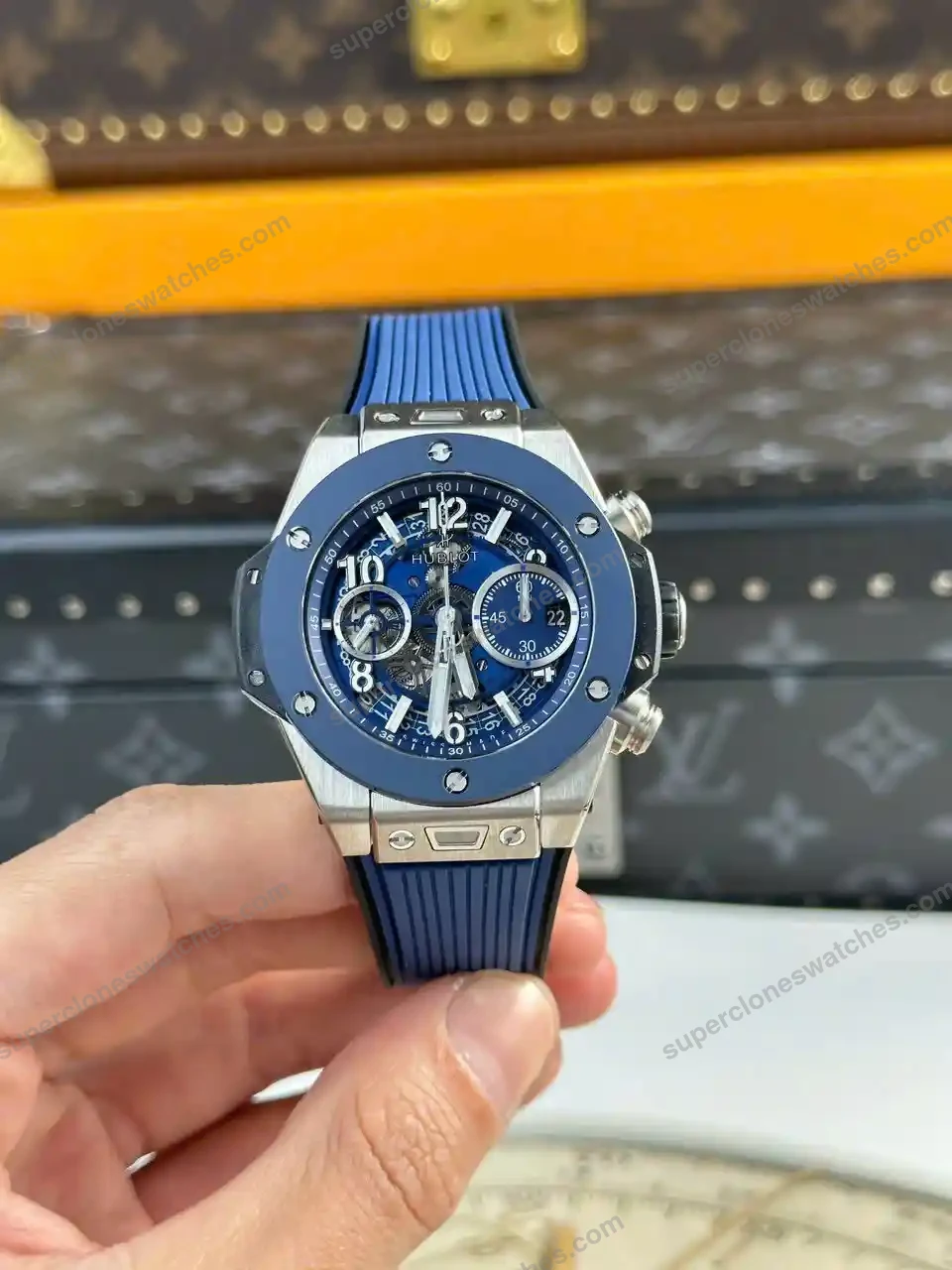 Super-Clone-Hublot-Big-Bang-Unico-Titanium-Blue-Ceramic-441.NL_.5171.RX-42mm-4