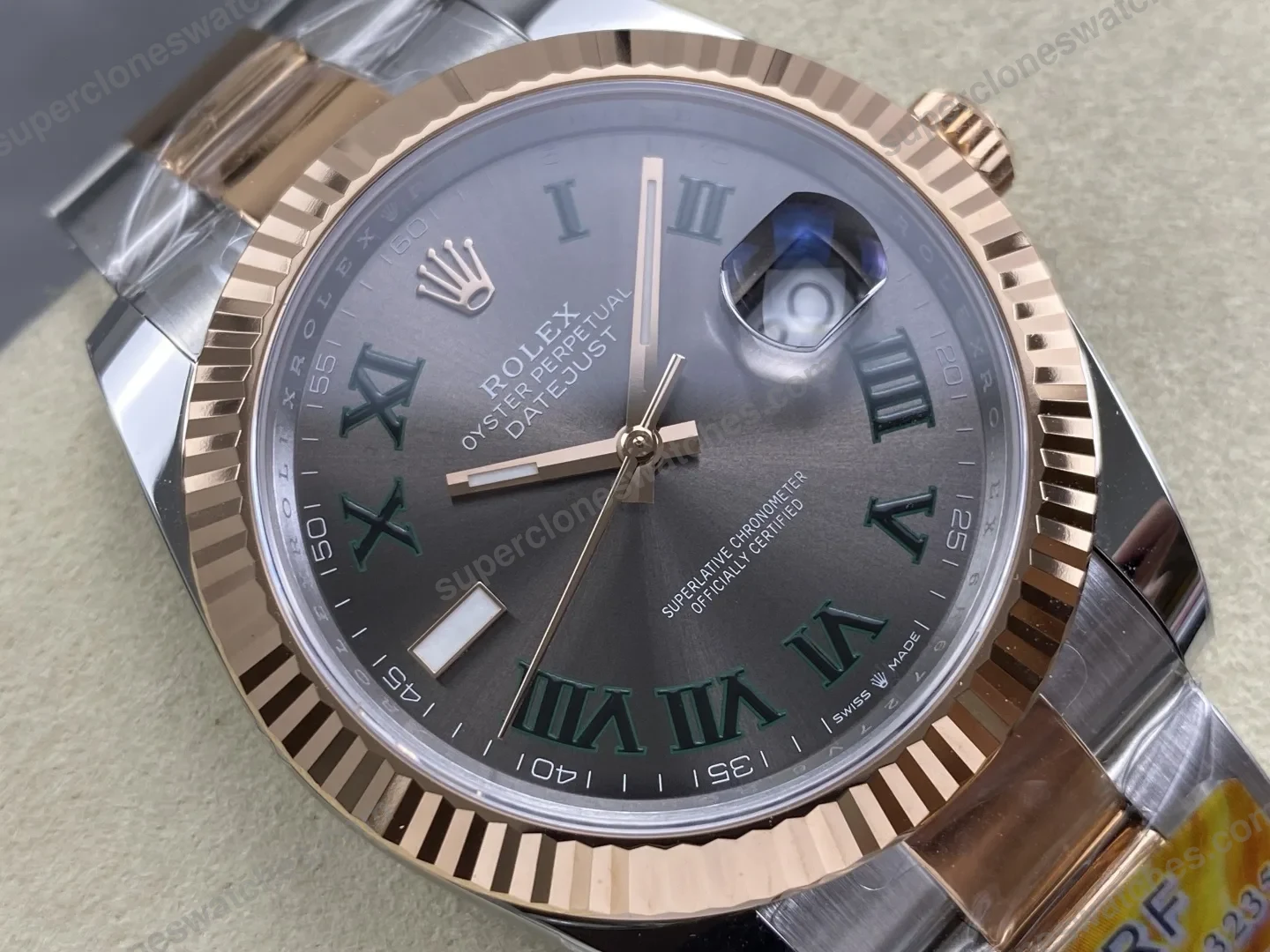 super-clone-rolex-datejust-slate-roman-dial-126331-0015-41-mm-view-2