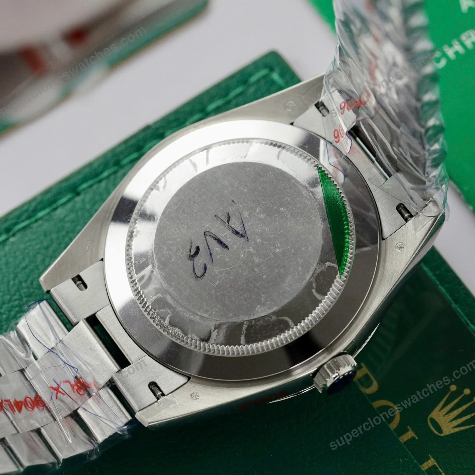 Super-Clone-Rolex-Day-Date-Bright-Blue-Diamond-Dial-128239-0069-36-mm-9
