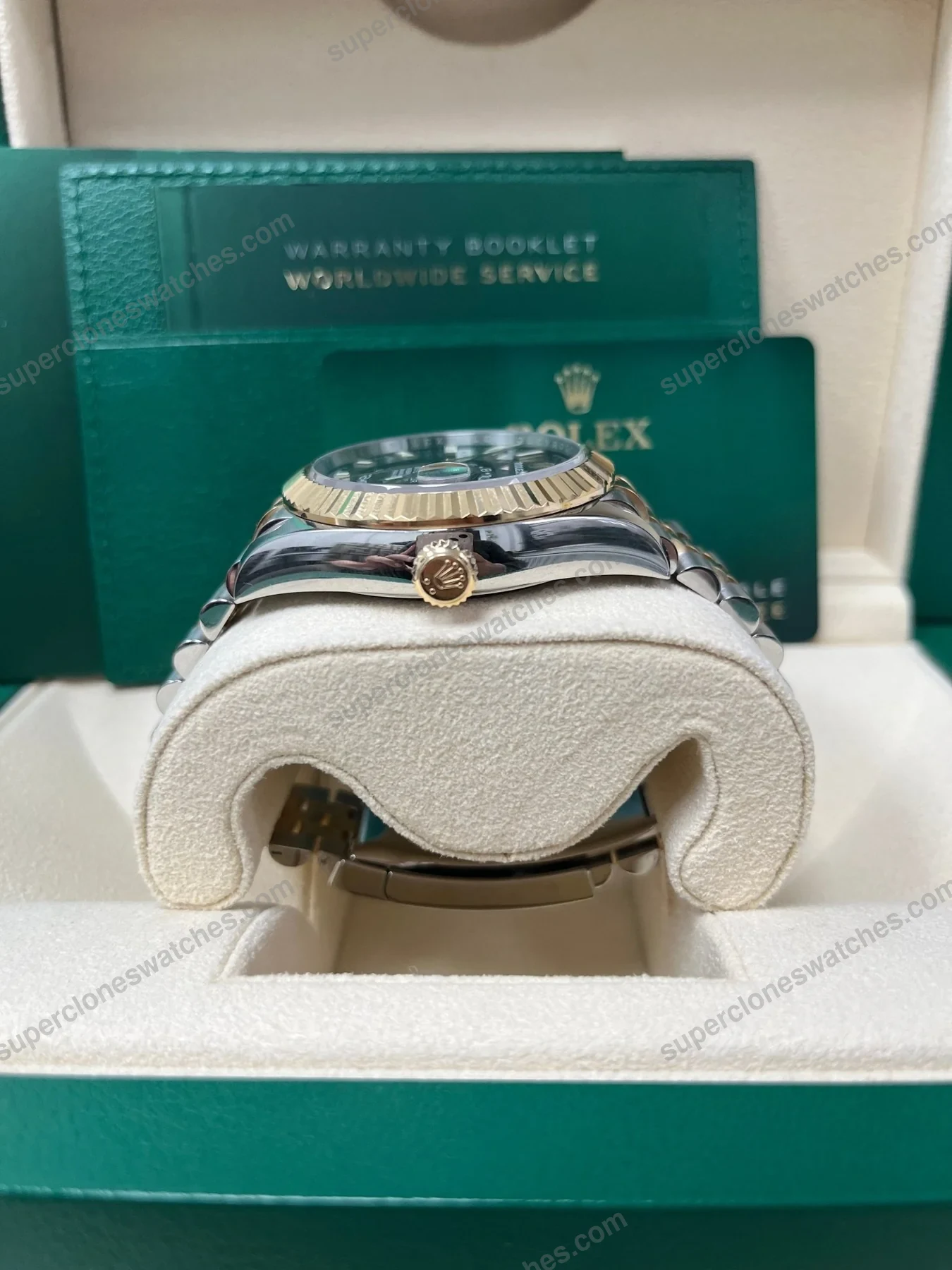 Super-Clone-Rolex-Sky-Dweller-Bright-black-Dial-336933-Jubilee-5