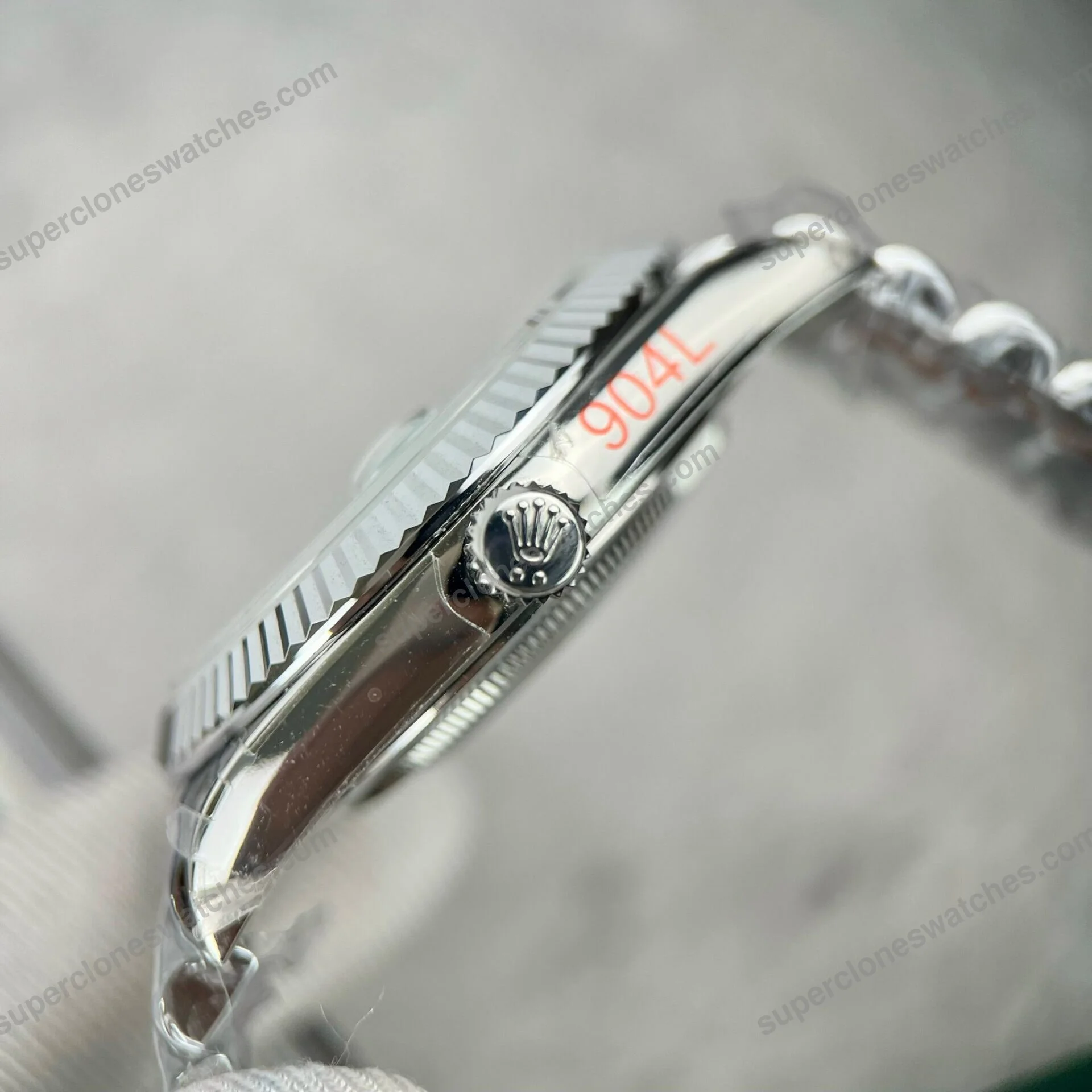 Super-Clone-Rolex-Day-Date-Grey-Stick-Tapestry-Dial-228239-0002-40-mm-7