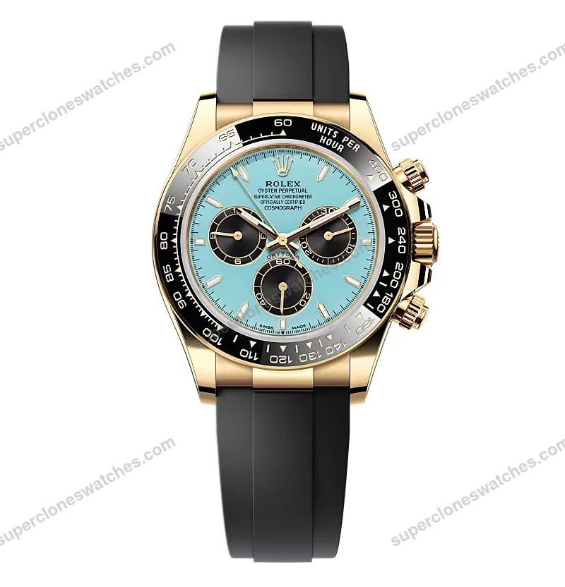 Super-Clone-Rolex-Daytona-126518LN-Turquoise-Dial-Alcaraz-1