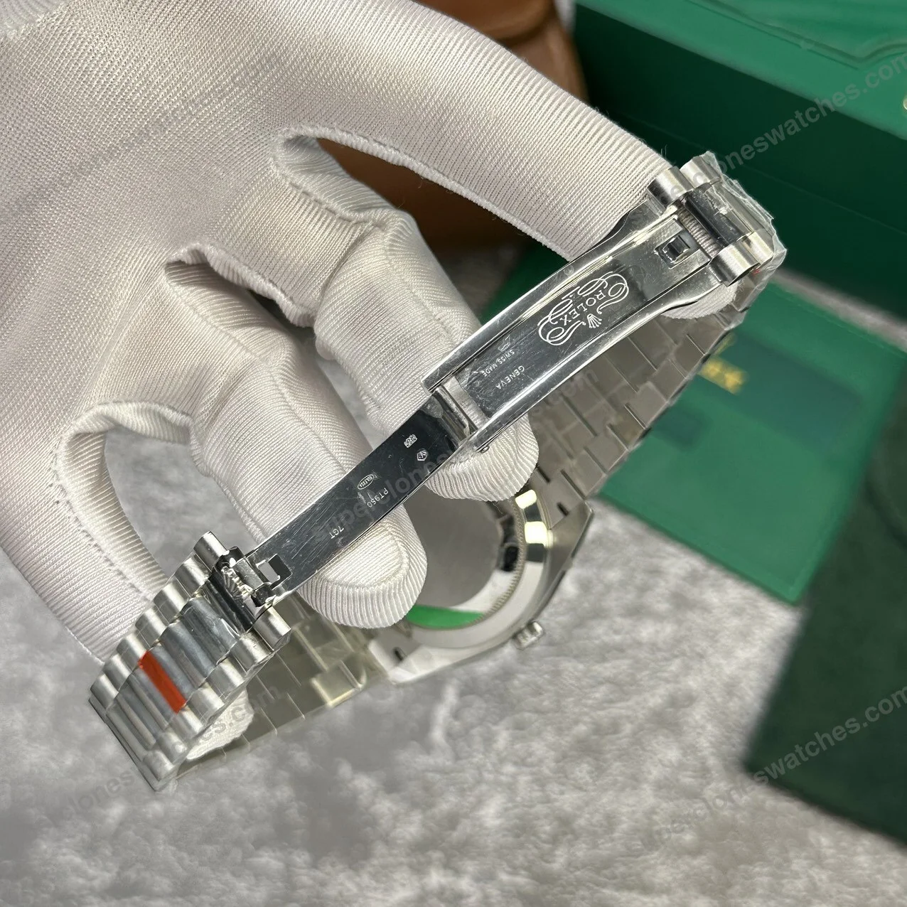 Super-Clone-Rolex-Day-Date-Ice-Blue-Diamond-Dial-228236-0006-40-mm-7