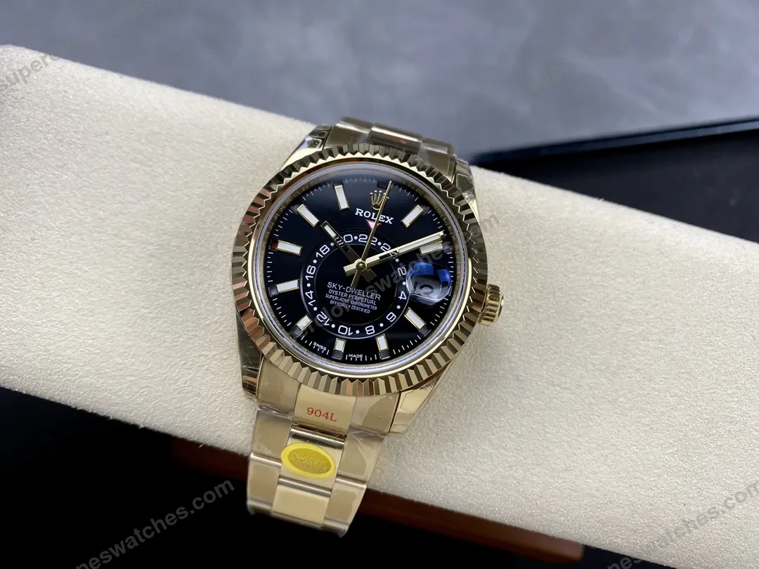 super-clone-rolex-sky-dweller-bright-black-dial-336938-view-3