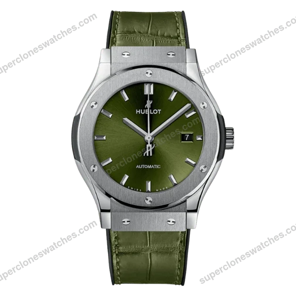 Super-Clone-Hublot-Classic-Fusion-Titanium-Green-542.NX_.8970.LR-42mm-1