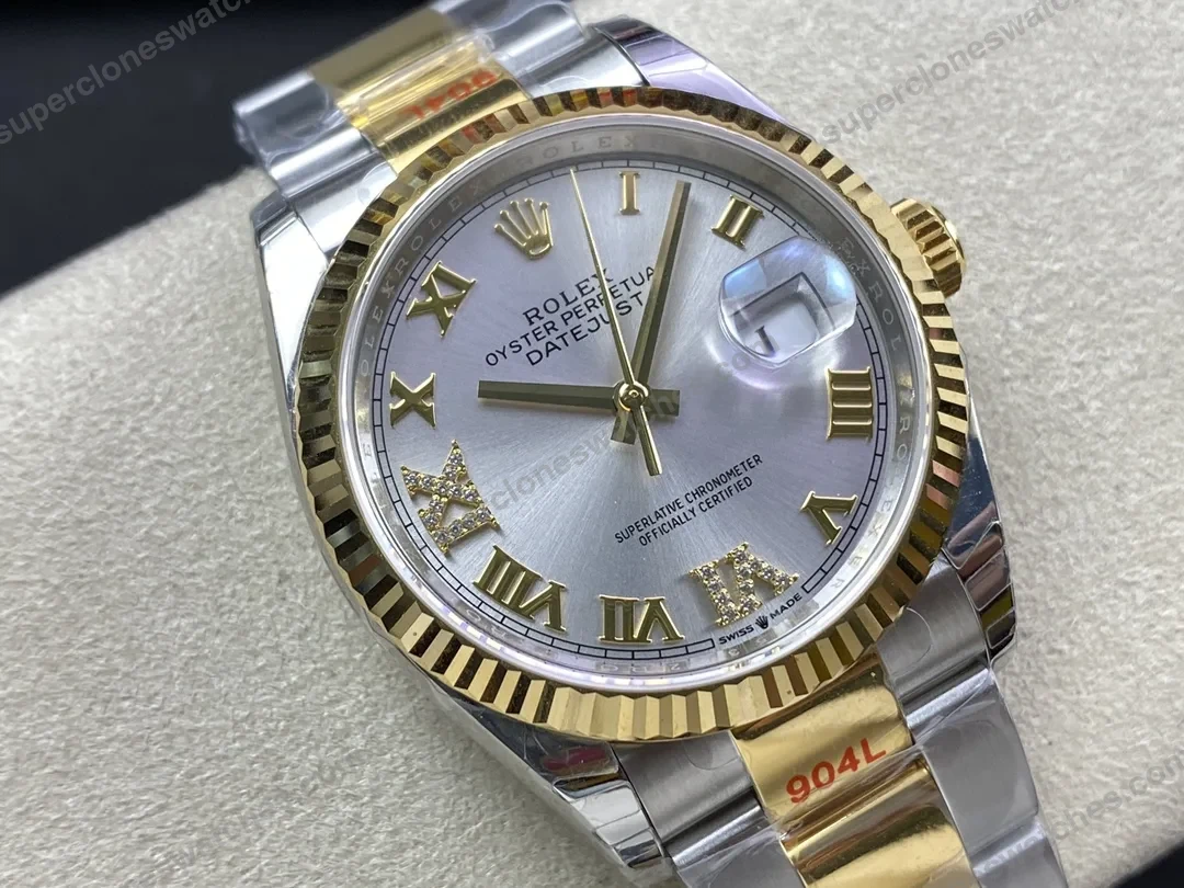super-clone-rolex-datejust-white-roman-dial-126233-0030-36-mm-view-10