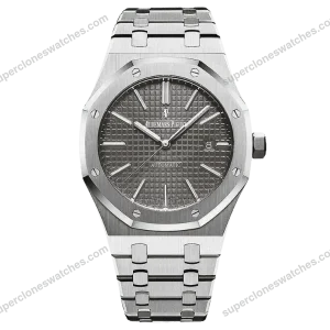 Super-Clone-Audemars-Piguet-Royal-Oak-15400ST-41mm-Grey-Dial-Steel-1