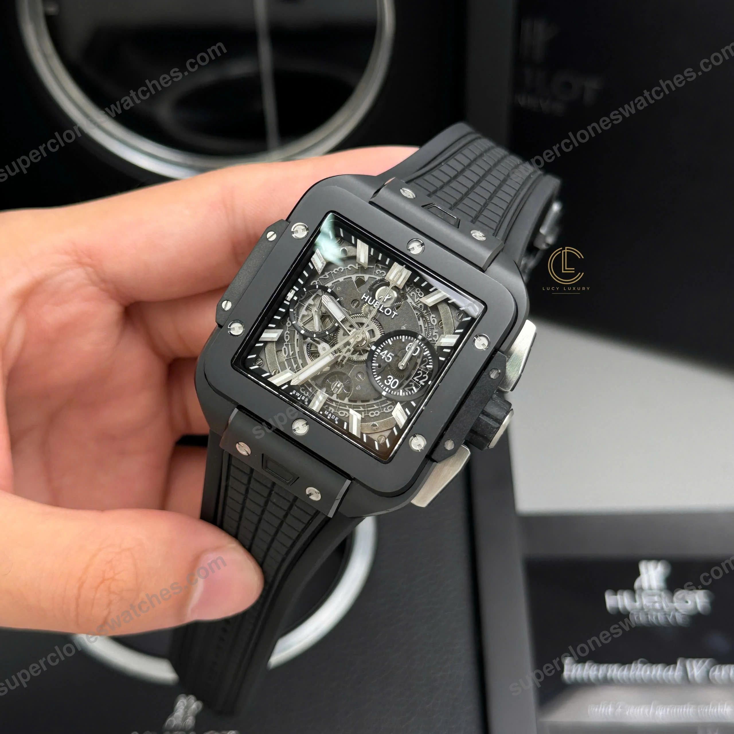 Super-Clone-Hublot-Square-Bang-Unico-821.CI_.0170.RX-821CI0170RX-42mm-Black-Dial-3
