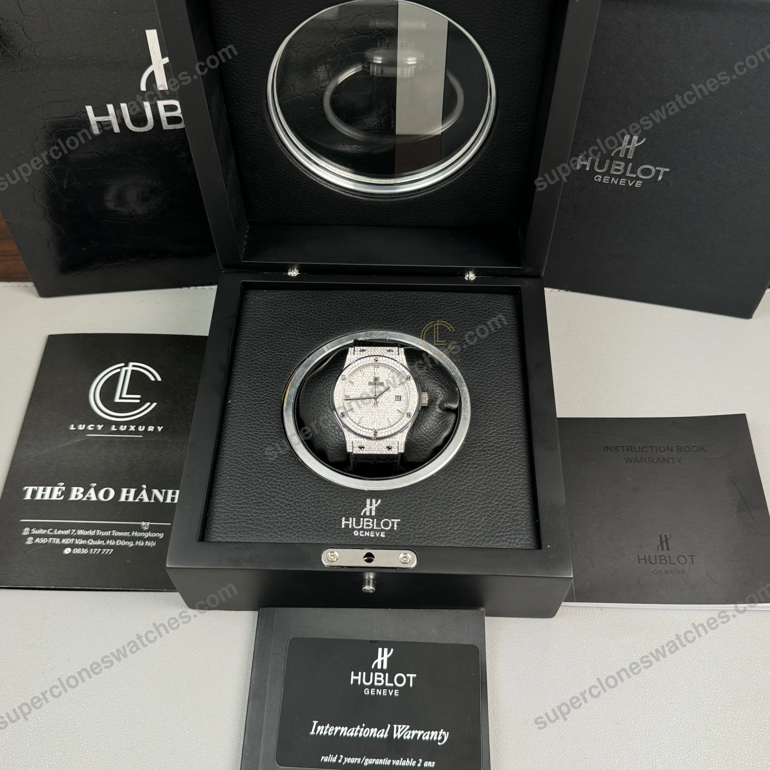 Super-Clone-Hublot-Classic-Fusion-Full-Diamonds-Moissanite-Pave-42mm-–-Customi-8