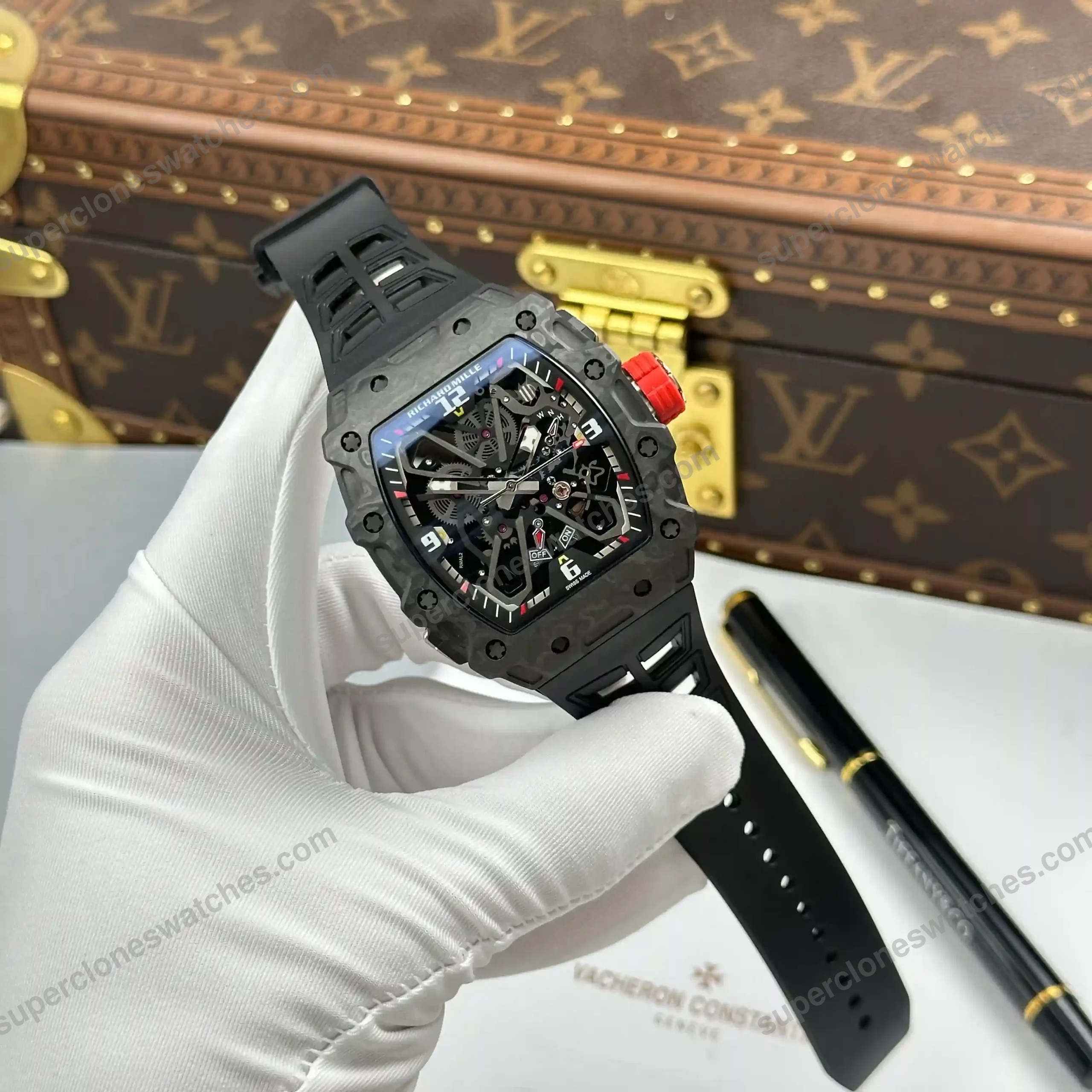 Super-Clone-Richard-Mille-RM-35-03-Richard-Mille-Rafael-Nadal-Carbon-TPT-43mm-2