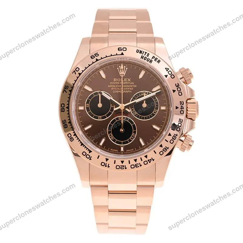 Super-Clone-Rolex-Daytona-126505-Bright-Chocolate-Dial-3
