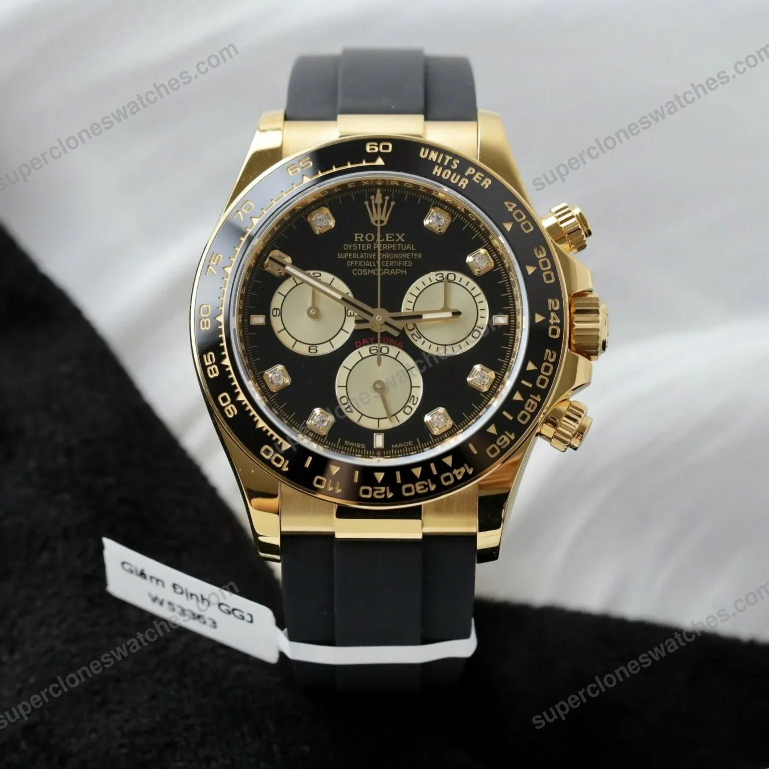 Super-Clone-Rolex-Daytona-Black-Dial-Yellow-Gold-126518LN-2