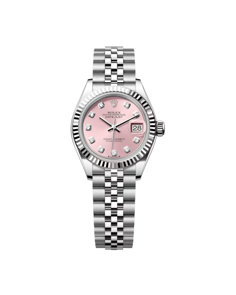 Super Clone Rolex Datejust 31mm Pink Dial Diamond Jubilee
