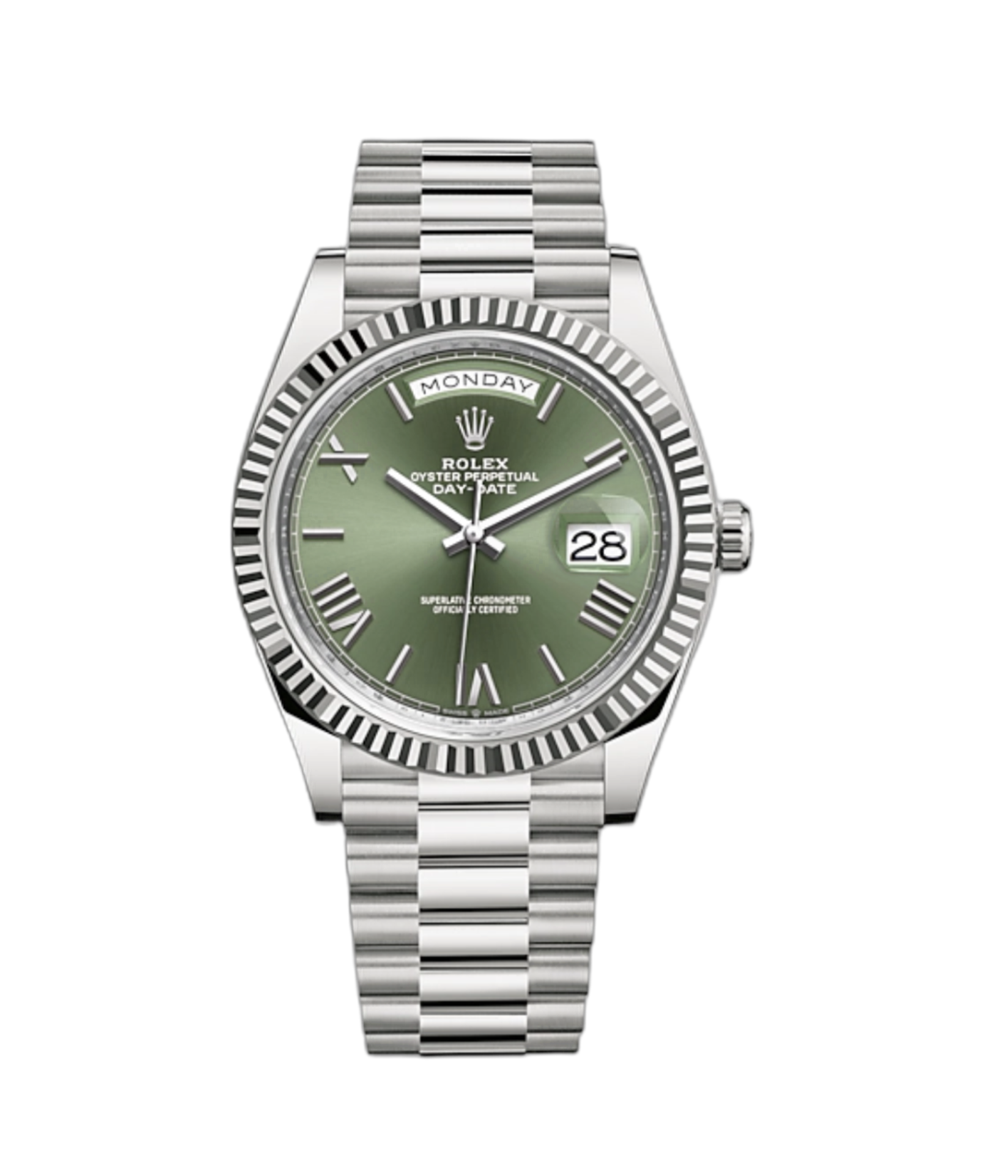 Super Clone Rolex Day-Date - Green Dial